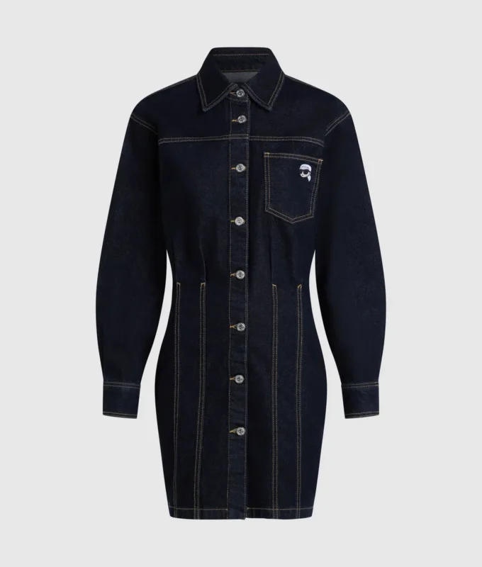 Ikon denim shirtjurk