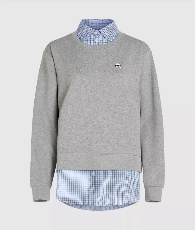 Ikon gelaagd sweatshirt