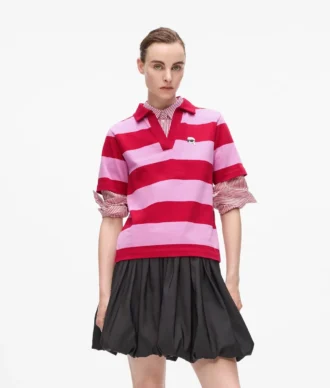 Ikon gestreept poloshirt