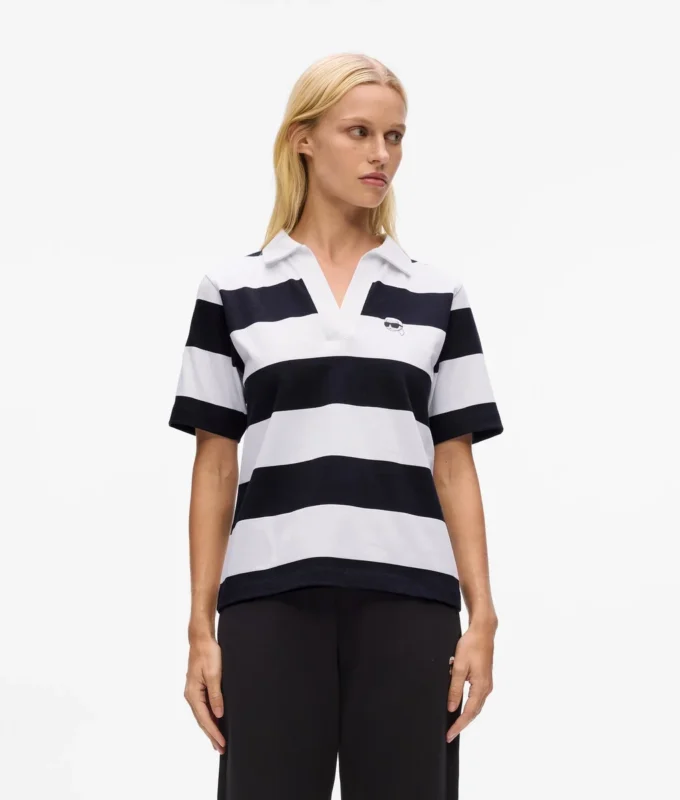Ikon gestreept poloshirt