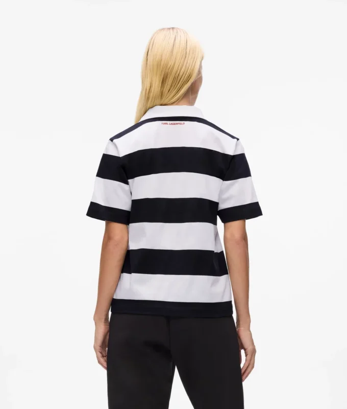 Ikon gestreept poloshirt