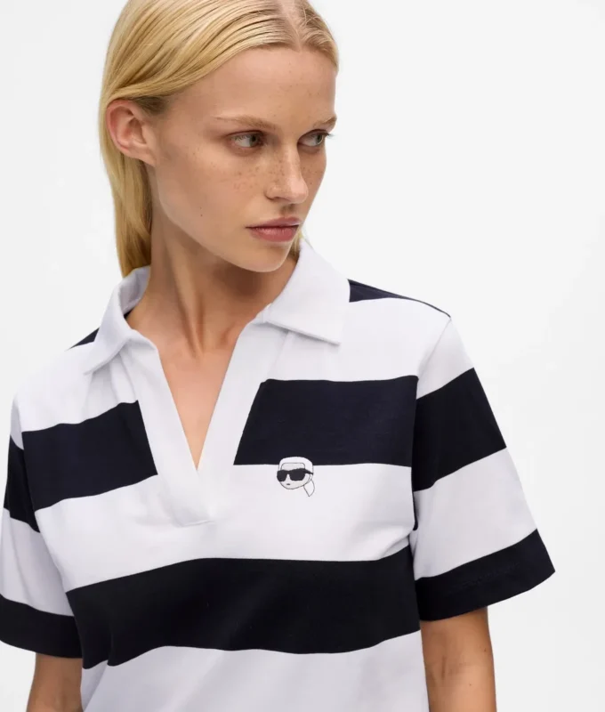 Ikon gestreept poloshirt
