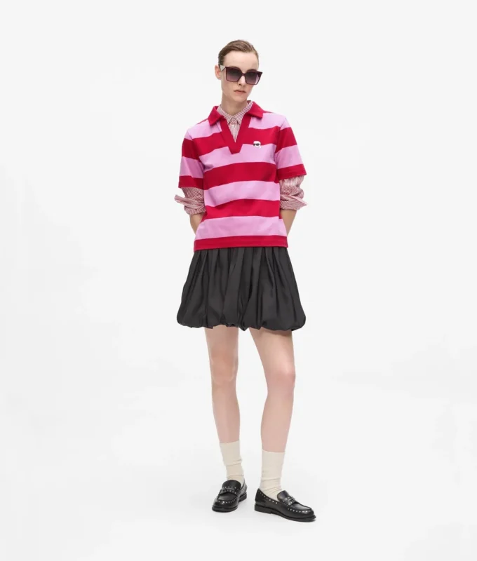 Ikon gestreept poloshirt