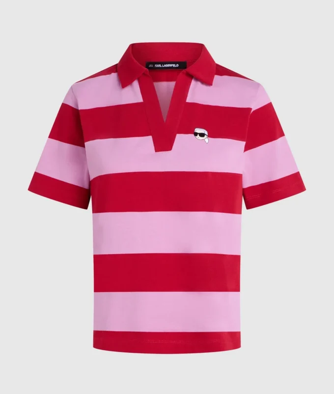 Ikon gestreept poloshirt