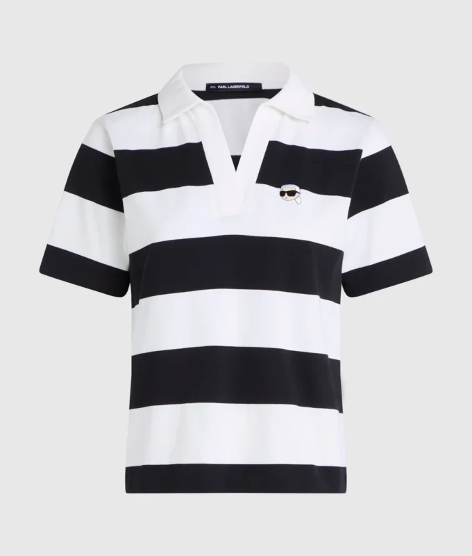 Ikon gestreept poloshirt