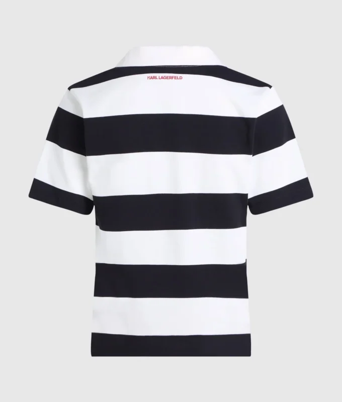 Ikon gestreept poloshirt