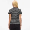 Ikon gestreept rib T-shirt