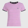 Ikon gestreept rib T-shirt