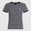 Ikon gestreept rib T-shirt