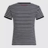 Ikon gestreept rib T-shirt