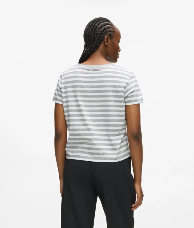 Ikon gestreept T-shirt