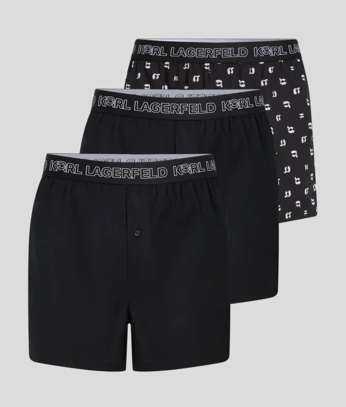 IKON GEWEVEN BOXERSHORTS – 3-PACK
