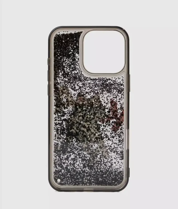 Ikon glitter iPhone 16 Pro Max-hoesje
