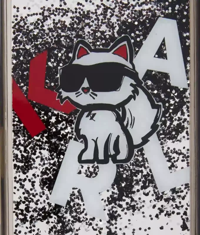 Ikon glitter iPhone 16 Pro Max-hoesje