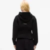 Ikon hoodie met getailleerde rits