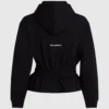 Ikon hoodie met getailleerde rits