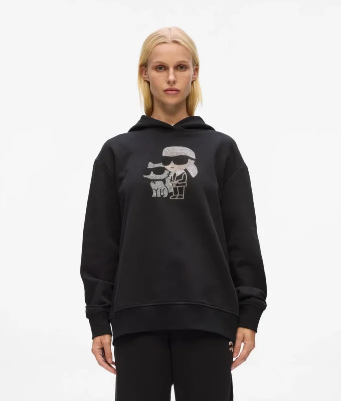 Ikon hoodie met strass