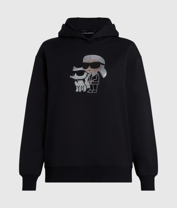 Ikon hoodie met strass
