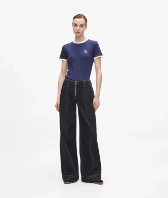 Ikon jeans met wijde pijpen
