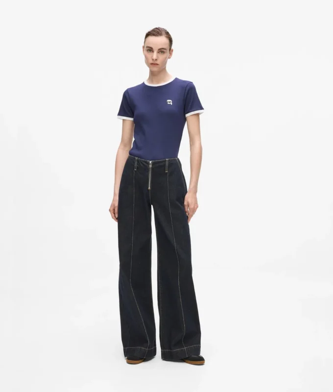 Ikon jeans met wijde pijpen