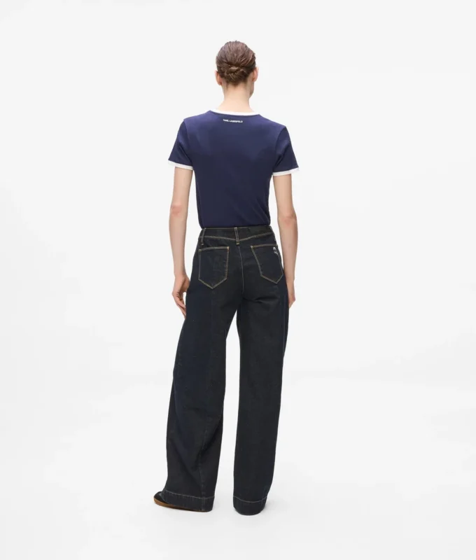 Ikon jeans met wijde pijpen
