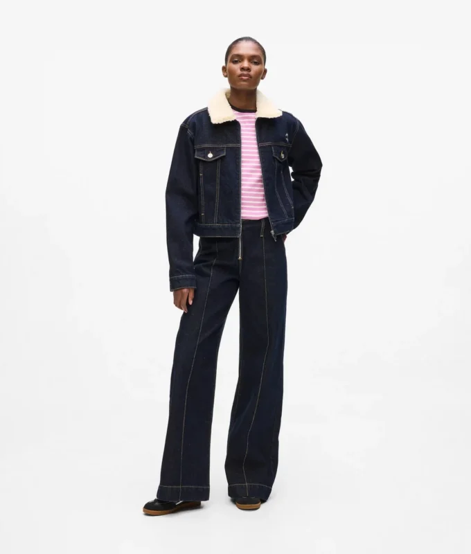 Ikon jeans met wijde pijpen