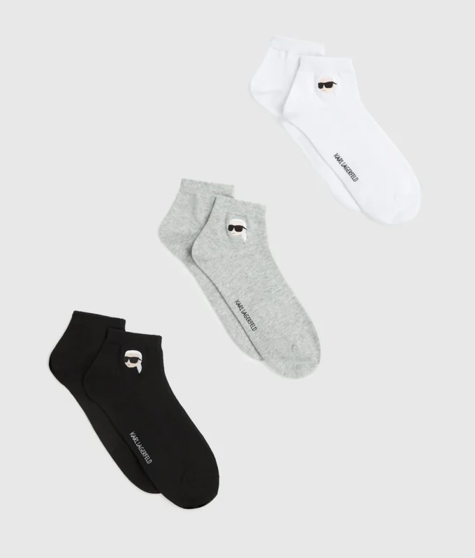 Ikon korte sokken – 3-pack