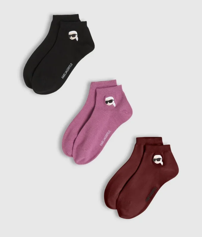 Ikon korte sokken – 3-pack