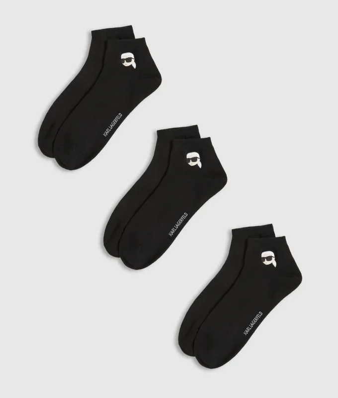 Ikon korte sokken – 3-pack