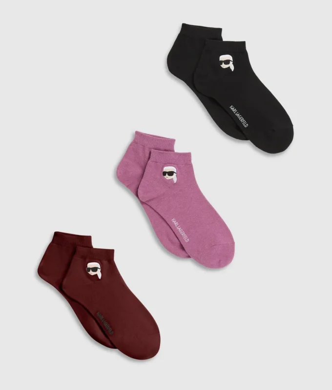 Ikon korte sokken – 3-pack