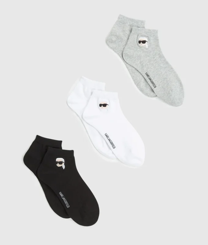 Ikon korte sokken – 3-pack