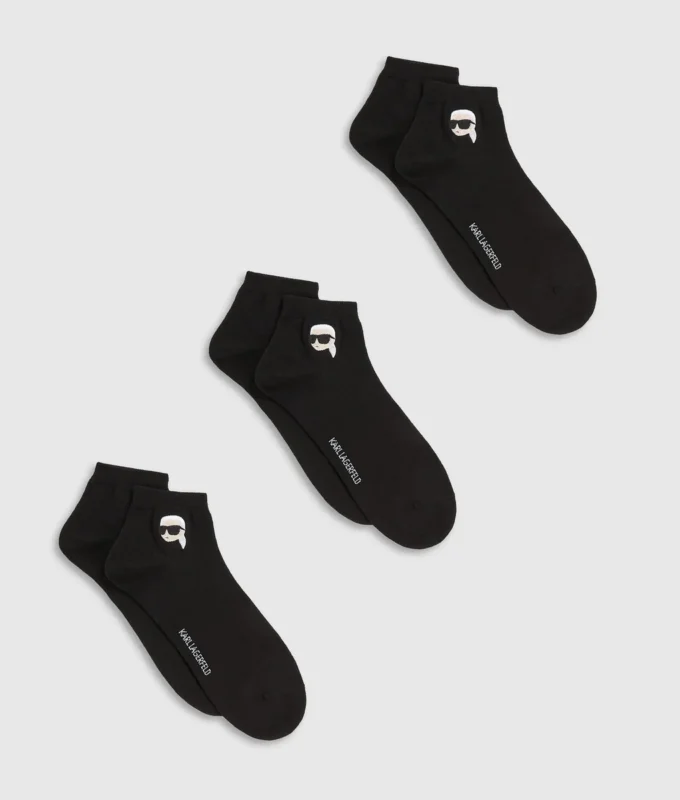 Ikon korte sokken – 3-pack