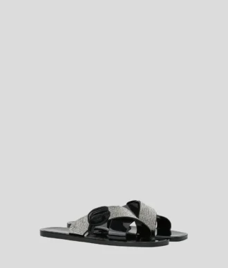 IKON NFT JELLY RHINESTONE SANDALEN