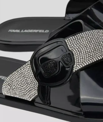 IKON NFT JELLY RHINESTONE SANDALEN
