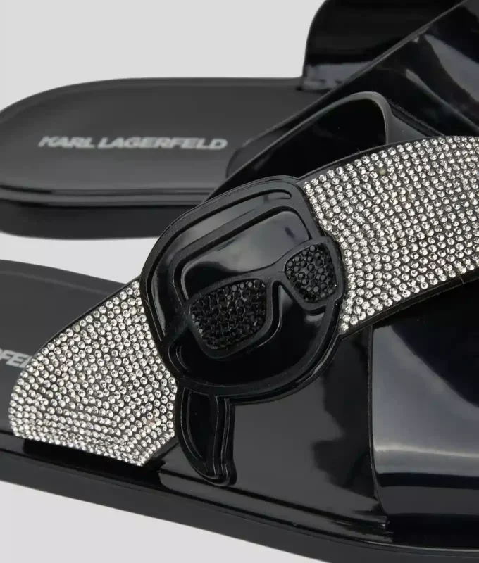 IKON NFT JELLY RHINESTONE SANDALEN