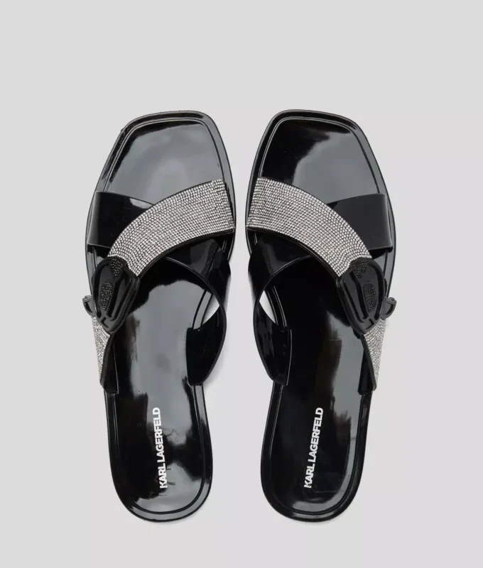 IKON NFT JELLY RHINESTONE SANDALEN