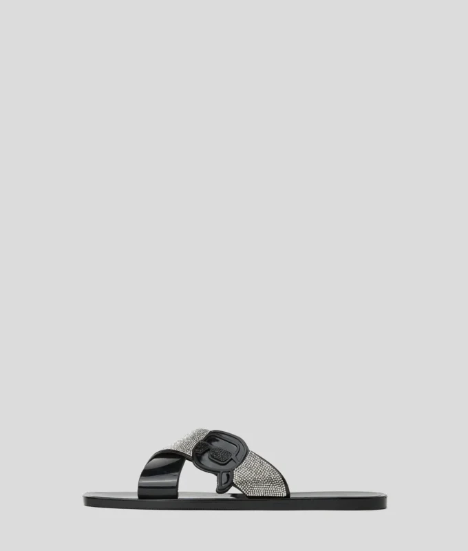 IKON NFT JELLY RHINESTONE SANDALEN