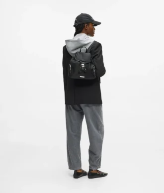 Ikon nylon kleine rugzak met klep