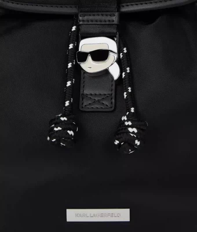 Ikon nylon kleine rugzak met klep