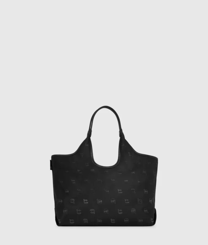 Ikon nylon tote bag met all-over print