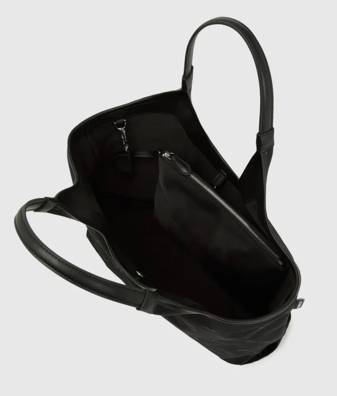 Ikon nylon tote bag met all-over print