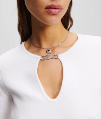 IKON PAVÉ CHARM KETTING