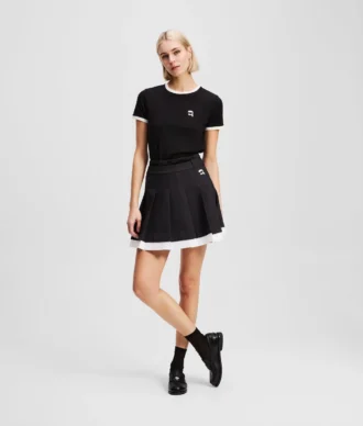 IKON PLEATED MINI SKIRT