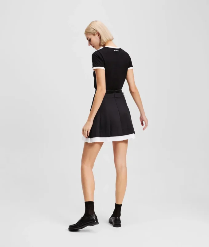 IKON PLEATED MINI SKIRT