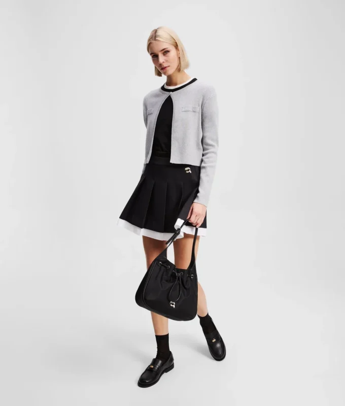 IKON PLEATED MINI SKIRT