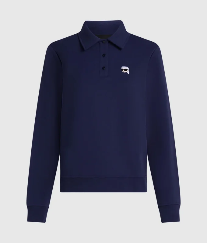 Ikon poloshirt met lange mouwen