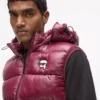 Ikon puffer vest met capuchon