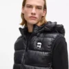 Ikon puffer vest met capuchon