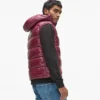 Ikon puffer vest met capuchon