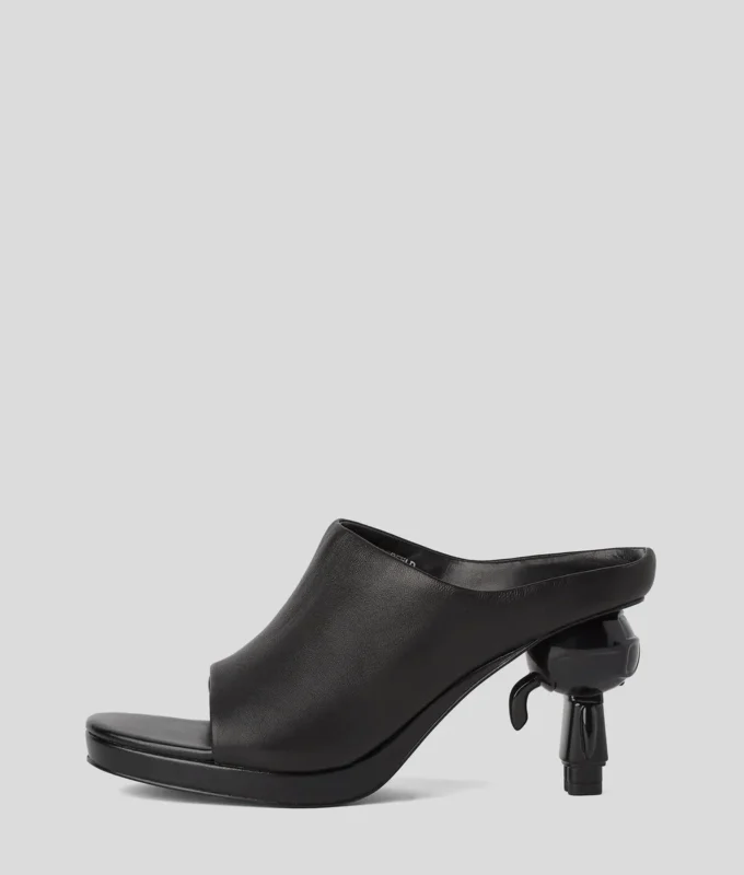 IKON SANDALEN MET KITTEN HEEL
